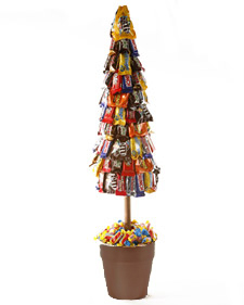 Candy bar topiary